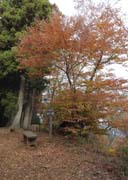 高水山山頂にて